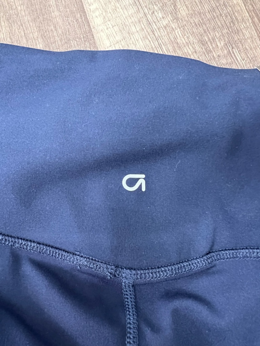 GAP Navy Flare Pants with White Side Stripe - Picture 6 of 8